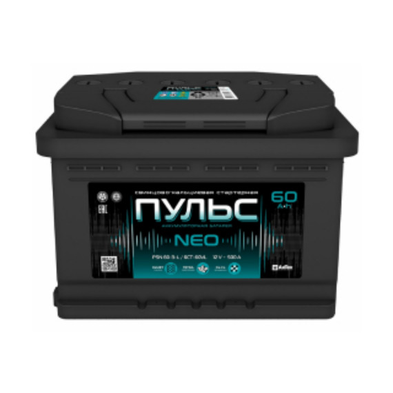 АКБ 6ст-60 NEO (п.п.) 500 А ПУЛЬС