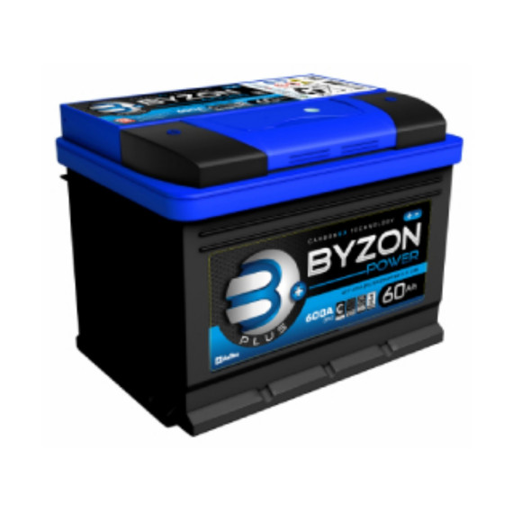 АКБ 6ст-60 PLUS (о.п.) 600 А BYZON