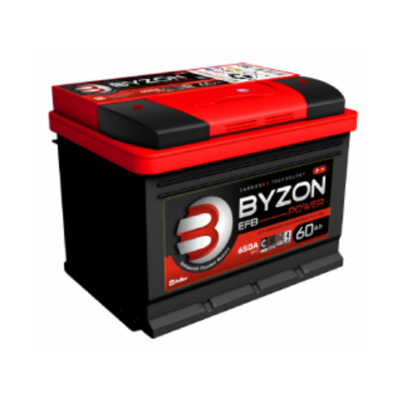 АКБ 6ст-60 POWER (п.п.) 540 А BYZON
