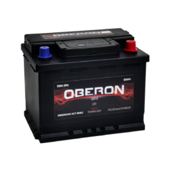 АКБ 6ст-60 Ultra (о.п.) 500 А OBERON