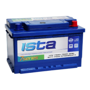 АКБ 6ст-75 7 Series (о.п.) 760 А низкий ISTA