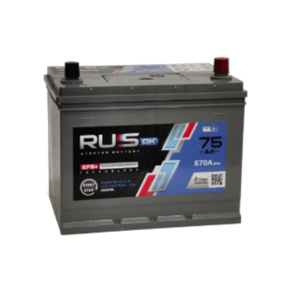 АКБ 6ст-75 EFB Asia (о.п.) 670 А RUSak
