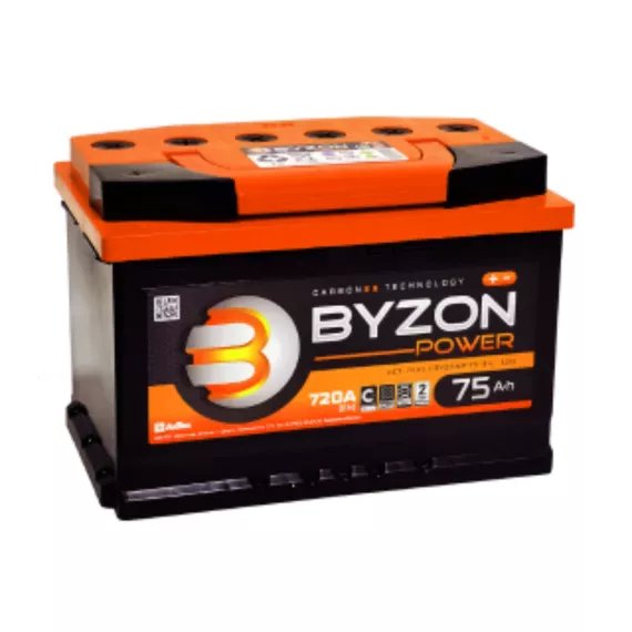 АКБ 6ст-75 POWER (о.п.) 720 А BYZON