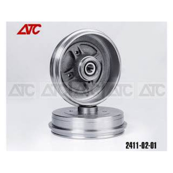 Барабан тормозной 2180 Веста d=203 мм черный, с подшипником АТС-STANDART АТС