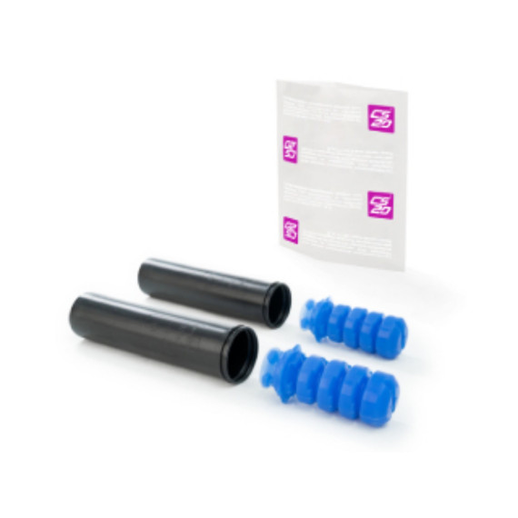 Буфер Ларгус стойки задней силикон с чехлом СИНИЙ к-т.2 шт, Profi CS20