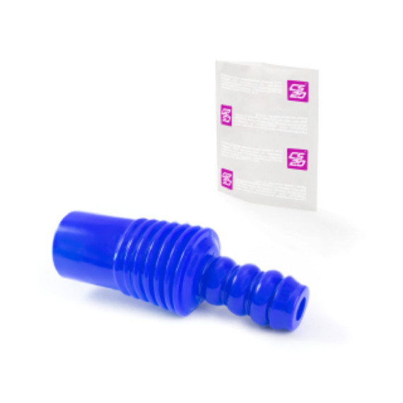 Буфер Ларгус стойки передней силикон с чехлом СИНИЙ Profi CS20