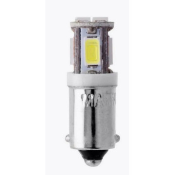 Лампа светодиод T4W 12V 4W габариты, салон WHITE 2 шт. блист,BA9S МАЯК