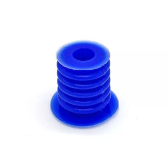 Опора крепления экрана двигателя 2123 силикон (синий)