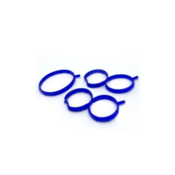 Прокладка впускного модуля 1118 с электронной педалью (компл. 3шт.) силикон синий