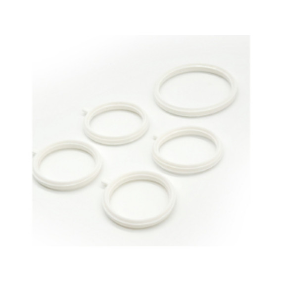 Прокладка впускного модуля 2170 с электронной педалью (компл. 5шт.) силикон белый