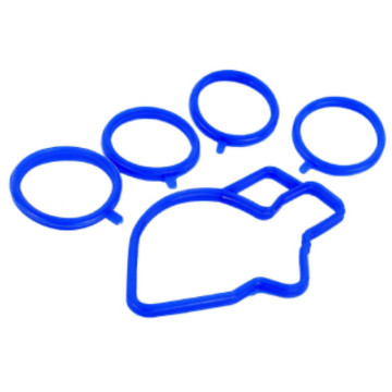 Прокладка впускного модуля 2170 с электронной педалью (компл. 5шт.) силикон синий