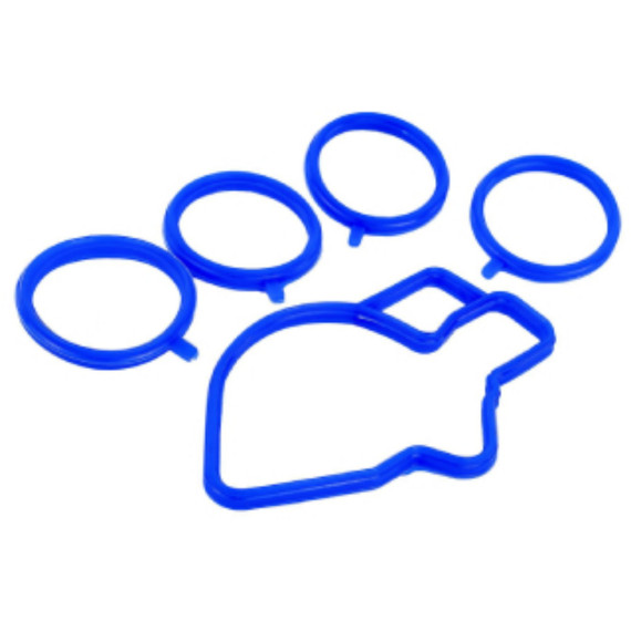 Прокладка впускного модуля 2170 с электронной педалью (компл. 5шт.) силикон синий