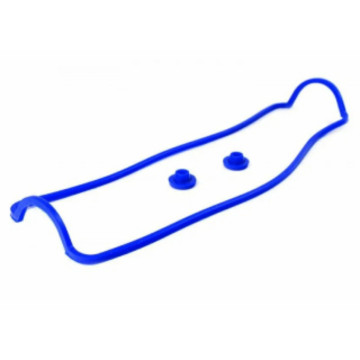 Прокладка клапанной крышки 2108 силикон синий (клап.крышка +2 втулки)