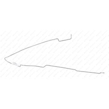 Трубка тормозная УАЗ 452 от центр.соединителя к правому передн.шлангу