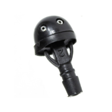 Форсунка омывателя стекла 2101 чер. двойной капля на защ. (УНИП)