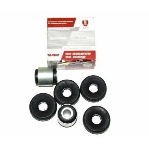 Рем к-т -2101 крепления амортизатора п/п (БРТ) 4бублика+2ореха