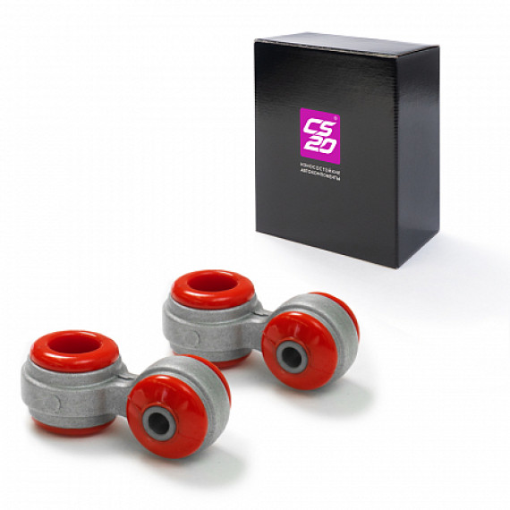 Стойка стабилизатора -21928 к-т.2шт полиуретан КРАСНЫЙ Drive в упаковке