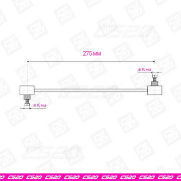 Стойка стабилизатора  Vesta, Renault Duster ORIGINAL+ CS20