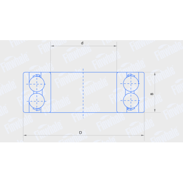 Подшипник ступ зад -2108-15 (Finwhale) HB321