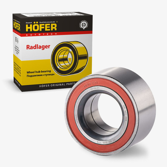 Подшипник ступицы передней  LARGUS без ABS HOFER