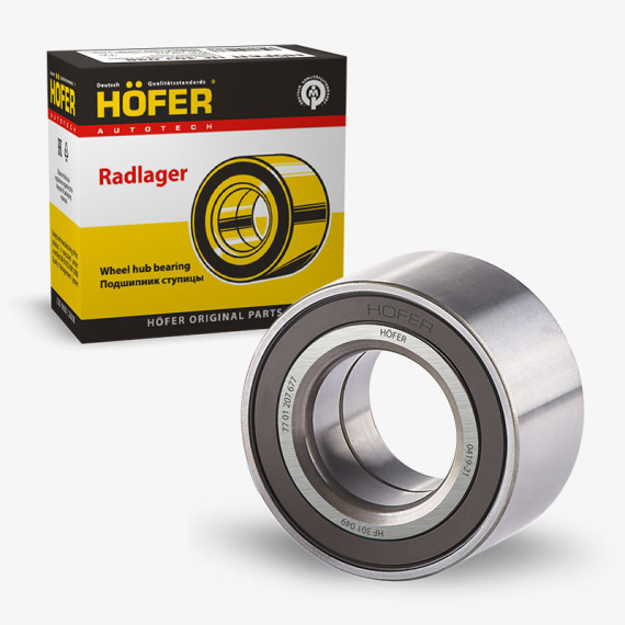 Подшипник ступицы передней  LARGUS с ABS HOFER