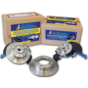 Ступичный узел усил -2123 к-т с диском (ВолгаАвтоПром) 24 шлица двухряд подш Ивеко внеш креп