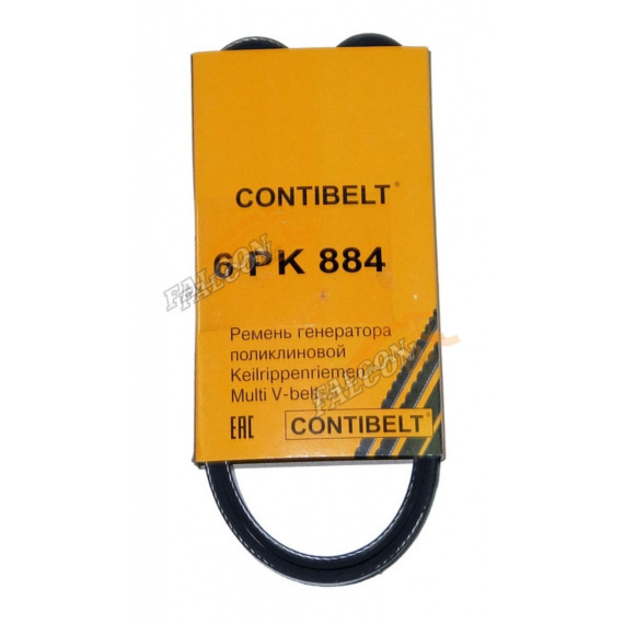 Ремень генер -1118 Kalina 6PK884 (CONTIBELT)