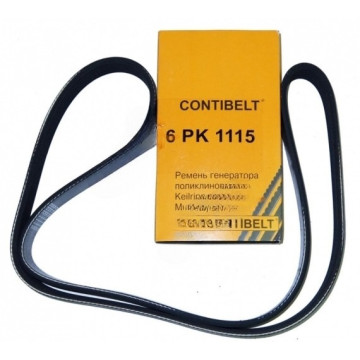 Ремень генер -2110 Priora дв. 1,6 с ГУРом 6PK1115 (CONTIBELT)