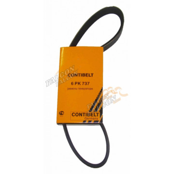 Ремень генер -2110 поликлиновой 6PK737 инж 1.6 8v (CONTIBELT)