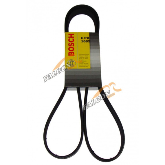 Ремень генер -2112 поликлиновой с ГУРом и кондиционером 6PK1685 (BOSCH) 1 987 947 986