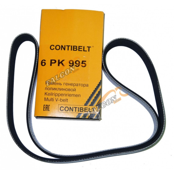 Ремень генер -2190 Granta 6PK995 1.6 16кл (CONTIBELT) с конд