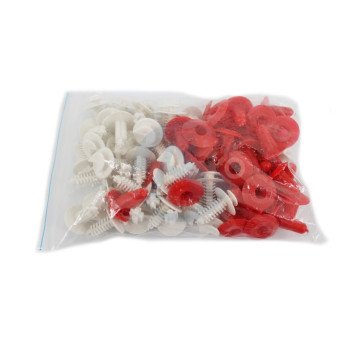 Держатель обивки двери -2110 (красн+белые) по 40 шт