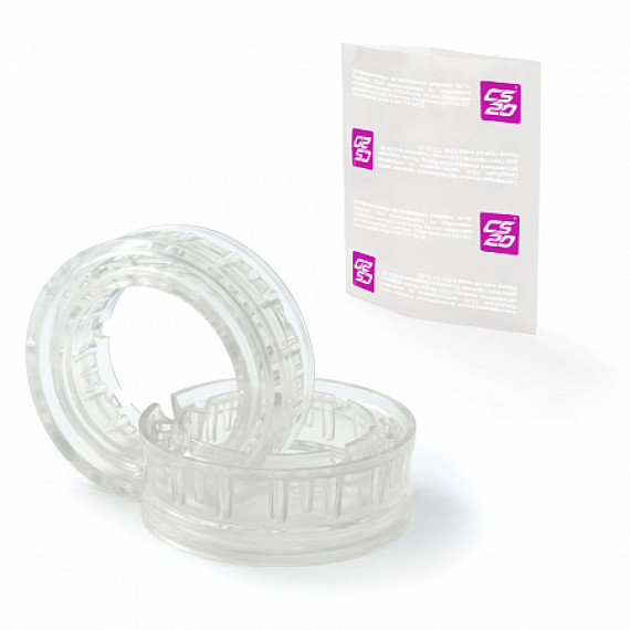 Автобаффер -2101 d120-140мм полиуретан БЕЛЫЙ к-т.2шт в пакете