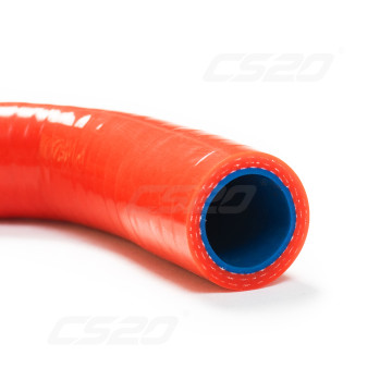 Патрубки отопителя 2110 до 2005 г.в.силикон красный ком-т 3 шт DRIVE CS20