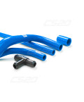 Патрубки радиатора 2110 8V силикон синий ком-т 10 шт в упак. CS20