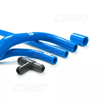 Патрубки радиатора 2110 8V силикон синий ком-т 10 шт в упак. CS20