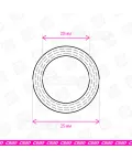 Патрубок расширительного бачка 2190 Гранта силикон синий Profi CS20