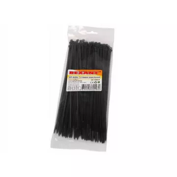 Стяжка пластиковая 3,6х250 (Черная) REXANT