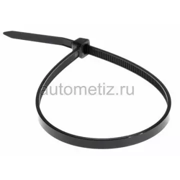 Стяжка пластиковая 3,6х300 (Черная) REXANT