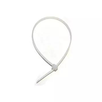 Стяжка пластиковая 3х100 (Белая) FORTISFLEX