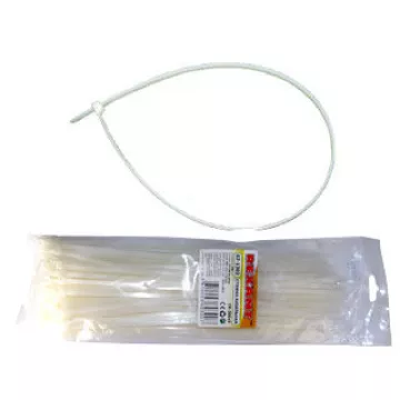 Стяжка пластиковая 4,8х300 (Белая) REXANT