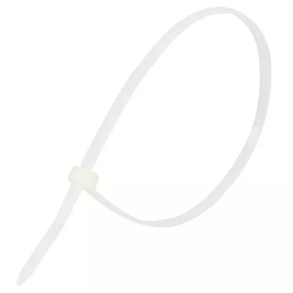 Стяжка пластиковая 4,8х400 (Белая) REXANT