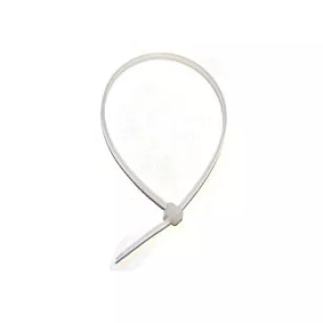 Стяжка пластиковая 4х200 (Белая) FORTISFLEX