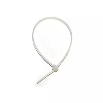 Стяжка пластиковая 4х300 (Белая) FORTISFLEX
