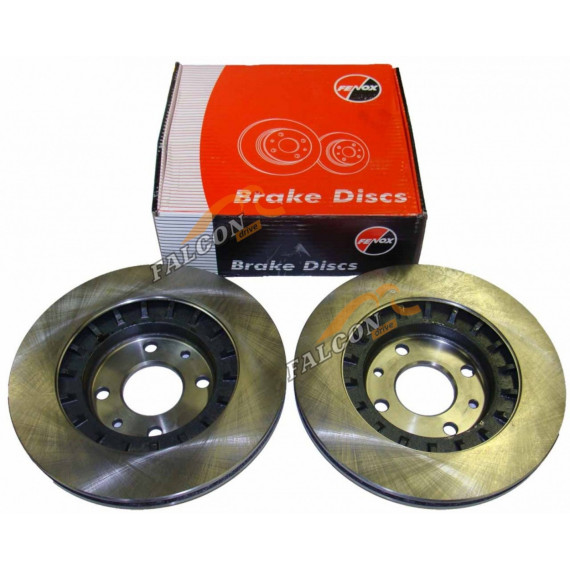 Диск торм передний -2112 вентил R14 к-т (Fenox)