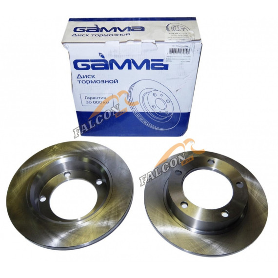 Диск торм передний -2121 (GAMMA)