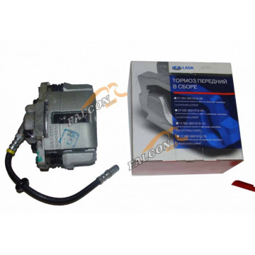 Суппорт -1118 Kalina передний правый в сборе R14 () суппорт, цилиндр, шланг, кол