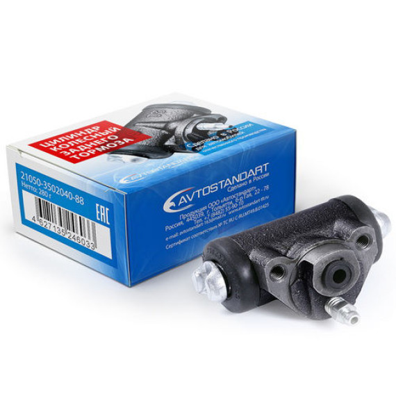 Цилиндр тормозной задний  АВТОСТАНДАРТ
