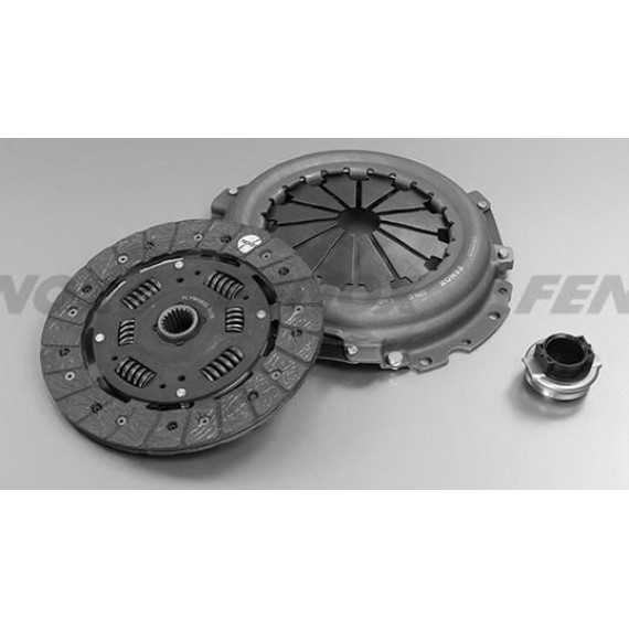 Сцепление 2190 в сборе с тросовой КПП Fenox