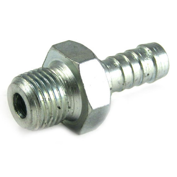 Штуцер-переходник М16х1,5-d=10мм под шланг (латунь)